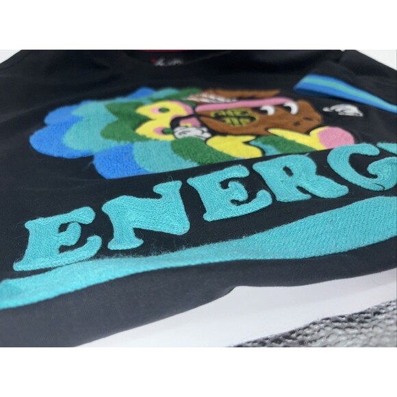 Frost Originals Men's T-Shirt ENERGY Black Size XL Embroidered - Picture 3 of 11